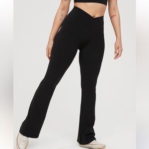 Aerie Black Flare Pants